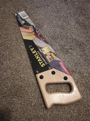 #ad Stanley Sharptooth Handsaw Made In USA 15 In 8tpi 9 PPI $19.99