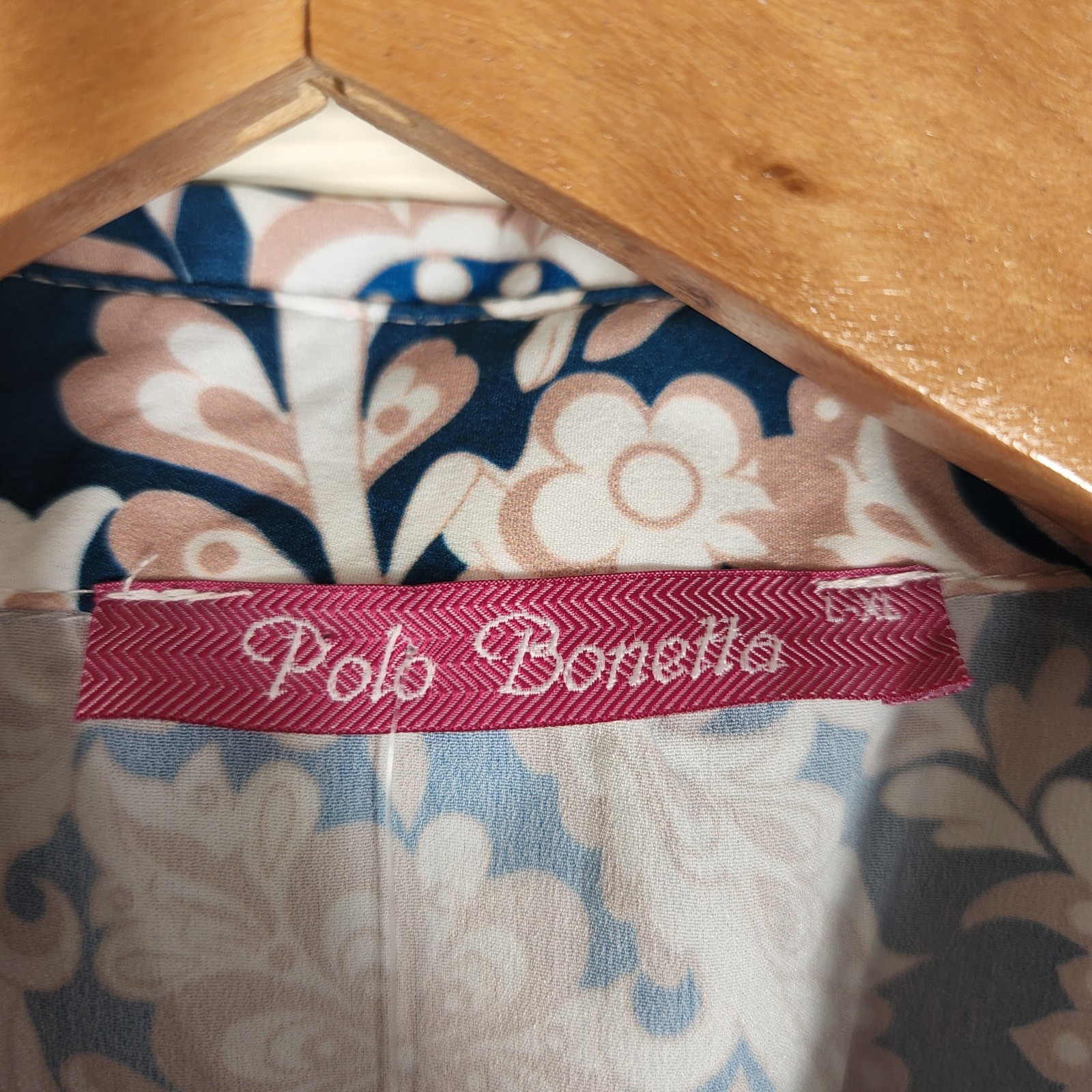 Polo Bonetta NWT The Solo Cowboy Flower Paisley Show Shirt L / XL