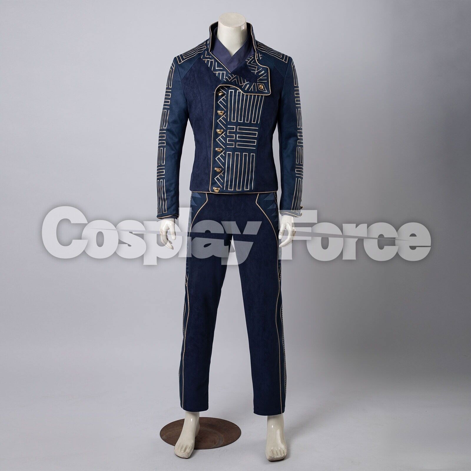 Disfraz de Disfraz de Príncipe Fiyero Tiggular Traje Conjunto para Hombre #