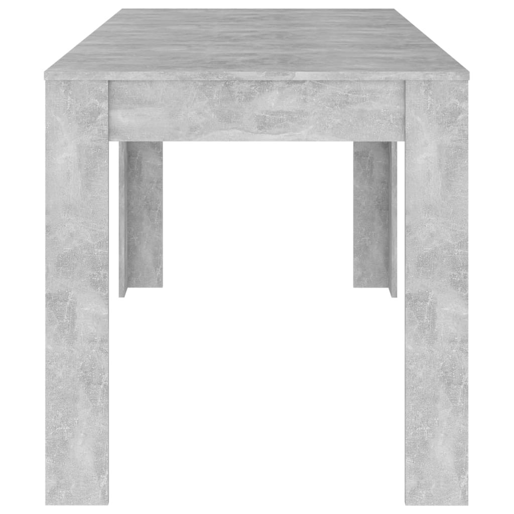 Tavolo da Pranzo vidaXL Grigio Cemento 140 cm foto 3
