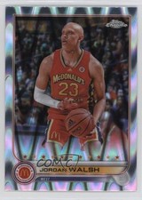 2022 Topps Chrome McDonald's All American RayWave Refractor Jordan Walsh 0jq7