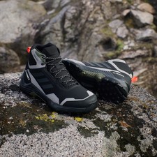 adidas Terrex Eastrail 2 Mid Rain Ready Hiking Boots - All Sizes - Black IG8858