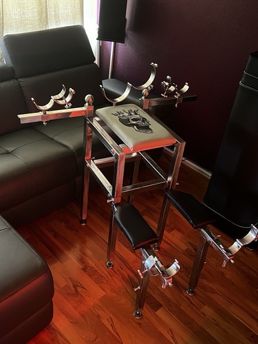 Strafbock mit Sklavenstuhlmodul und - BDSM - Bondage - SM - Sexmöbel