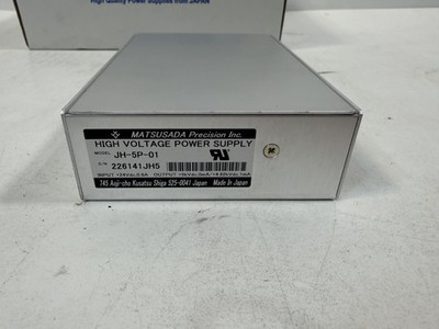 MATSUSADA Precision High Voltage Power Supply JH-5P-01 +24VDC IN