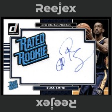 Russ Smith - #RR-RS - Patch Auto Rookie Card - Panini Donruss - Basketball - EX