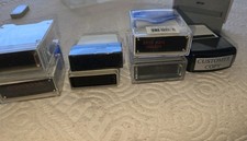 Office Rubber Stamp Lot 8pc Self-Inking Air M...