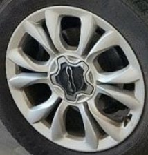 2016 500 OE Wheel 4 Dr x Model Road 17x7 12 Spoke Fiat