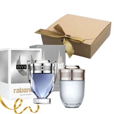 Paco Rabanne Invictus Eau de Toilette 50ml + After Shave Lotion 100ml Box