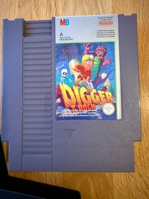 Nintendo NES Digger Legend of the Lost City Pal MB custodia carrello originale