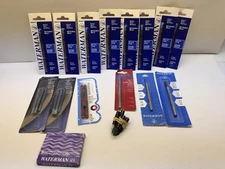 Vintage Assorted Pen Refill Lot Waterman Parker Schaeffer, Miscellaneous Colors