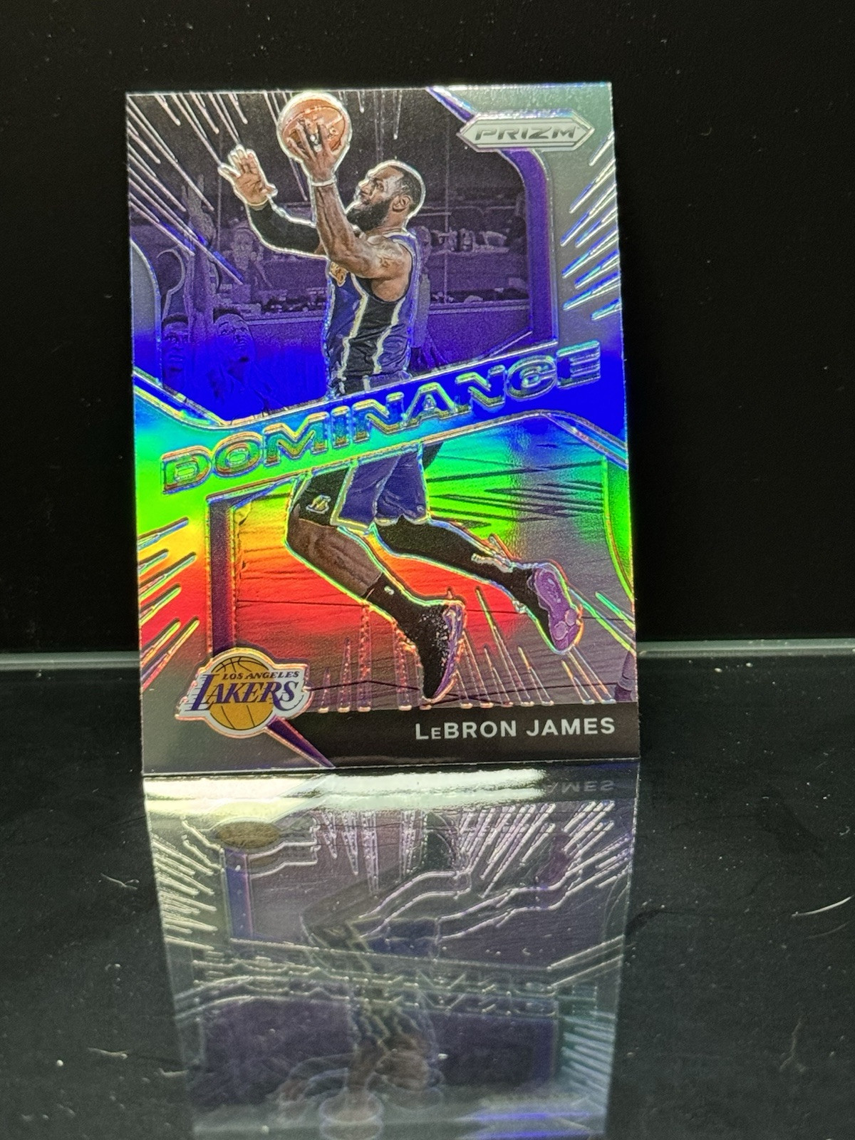 2020-21 Panini Prizm - Dominance Silver Prizm #17 LeBron James