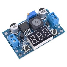 LM2596 DC-DC Step-Down Buck Converter Module with LED Voltmeter Display