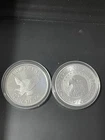 1 oz Sunshine Mint Silver Round & 1 oz JM Bullion Silver Round