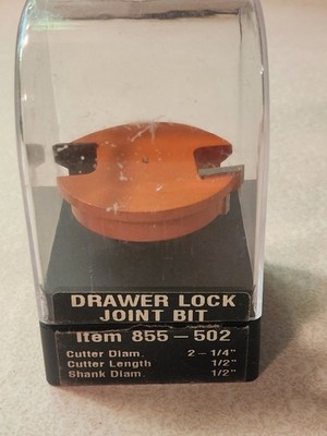 CMT Orange Tools Drawer Lock Joint Roiter Bit, Item 855-502