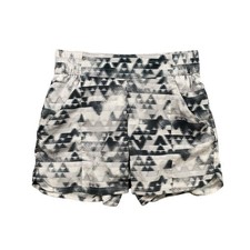 Columbia Shorts Womens Medium White Grey Geom...