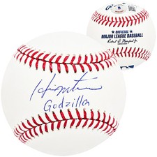 Hideki Matsui Signed MLB Baseball New York Yankees "Godzilla" Beckett Wit