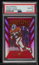 1997 Donruss Zoning Commission /5000 Terrell Davis #18 PSA 10 GEM MT HOF 0e2x