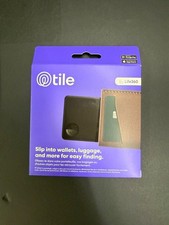 TILE BY LIFE 360 SLIM WALLET FINDER BLUETOOTH LUGGAGE TRACKER ITEM LOCATOR TAGS