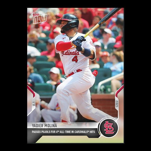 2021 Topps Now 601 Yadier Molina