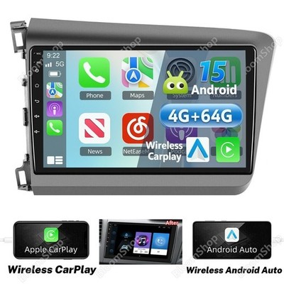 Android 15.0 Car Stereo Radio For Honda Civic 2012-2015 GPS Navi WIFI RDS 32GB