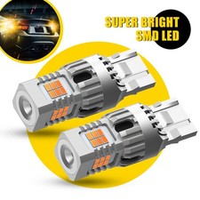 2x Upgraded 7440 T20 7441 Led Turn Signal Light Bulbs 300 Brighter Amber Yellow 2x Upgraded 7440 T20 7441 Led Turn Signal Light Bulbs 300 Brighter Amber Yellow