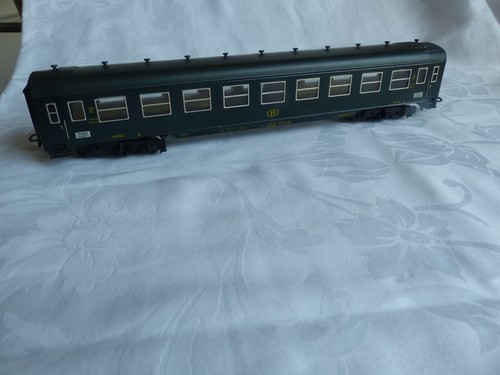 Märklin H0 wagen  Personenwagen Liegewagen B 14001 grün Blech (Fach26) | Condition: Gebraucht