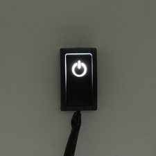 Kit de luces LED interruptor pulsador encendido/apagado DC12V 200mA 2,4W para coche camión