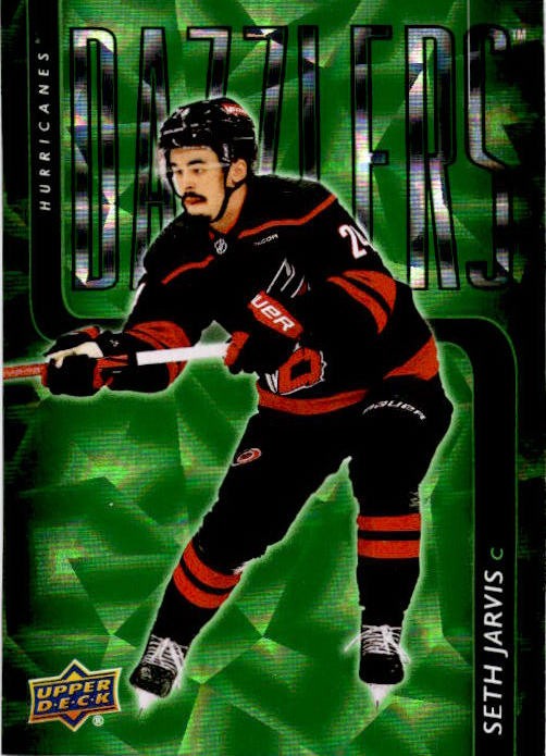 2025-26 Upper Deck #DZ-51 Seth Jarvis Dazzlers Green