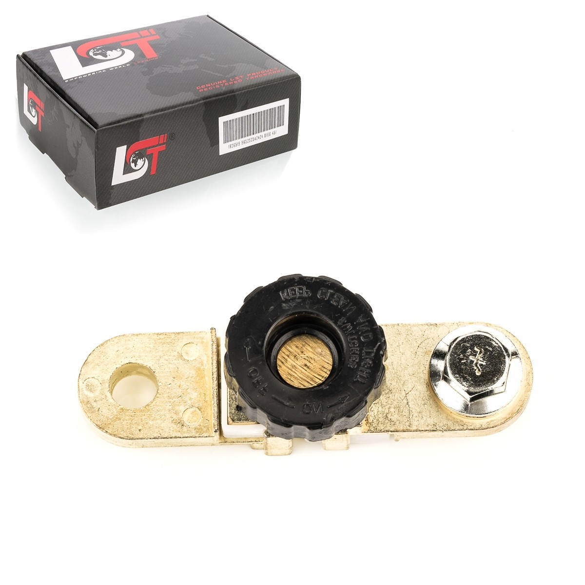 Battery Isolator Switch with Round Knob Black for JAGUAR