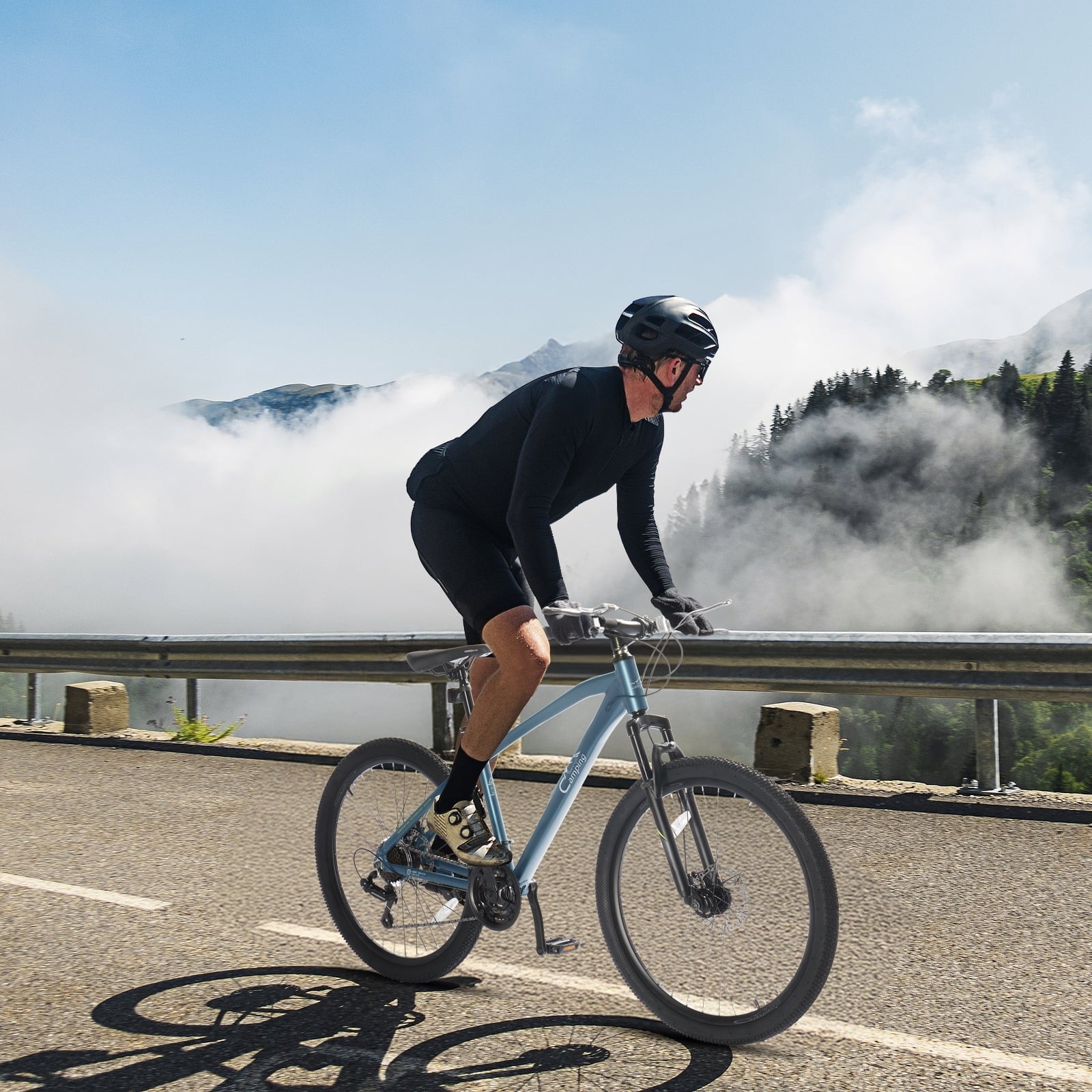 27.5in Mountain Bike, Aluminum Frame 21 Speeds,Dual Disc Bra
