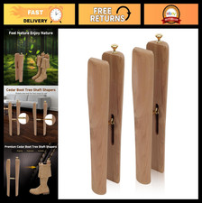 Cedar Boot Tree Shaft Shaper - 14" Wooden Inserts for Men's Women's Tall Boots