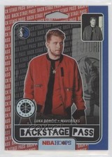 2019-20 Panini NBA Hoops Premium Stock Back Stage Pass Red Luka Doncic #3 z4k