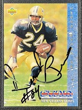 1993 Upper Deck Derek Brown Rookie RC #19 In-Person Auto