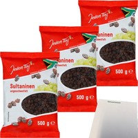 Jeden Tag Sultaninen 3Er Pack 3X500G Packung Usy Block