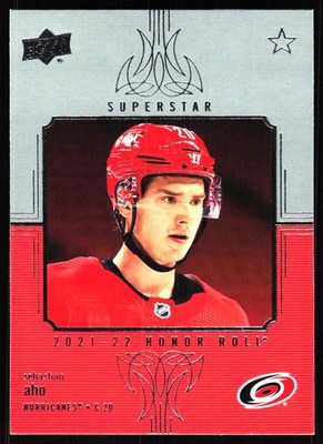 2021-22 Upper Deck #HR-29 Sebastian Aho Honor Roll