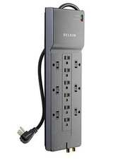 Belkin 12-Outlet Home and Office Series Surge Protector, 8ft Cord