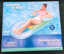 Summer Relaxing Lounge Float Inflated Size: 63  L x 30  W x 23  H Adult Size