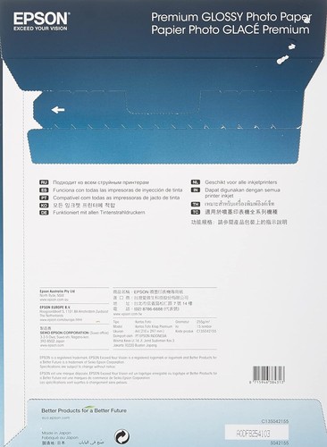Epson Premium Glossy Photo A4 Paper 2-for-1 (Pack of 15 + 15 Free) C13S042169, W - Photo 4/4