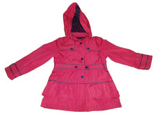 GIRLS LONDON FOG PINK  BLUE WINTER JACKET SIZE 5