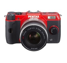 Pentax Q10 Mirrorless Digital Camera with 3-Inch LCD zoom lens kit 12.4MP RED 