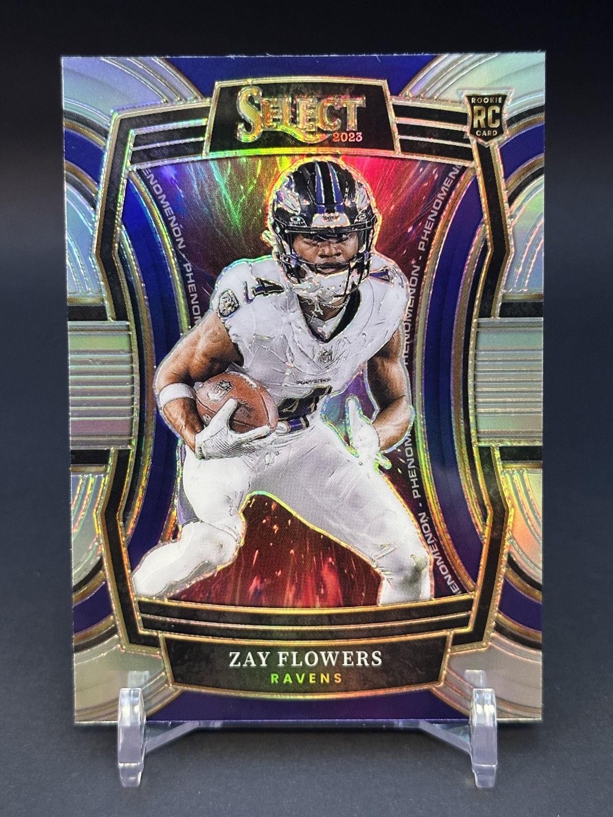 2023 Select - Phenomenon Zay Flowers #PH-ZFL Silver Prizm (RC)
