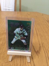 1996 TOPPS FINEST Chipper Jones / Mo Vaughn INTER-LEAGUE MATCH UP NM+ wCoating