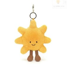 Cute Sunflower Plush Keychain Sun Bag Charm Toy