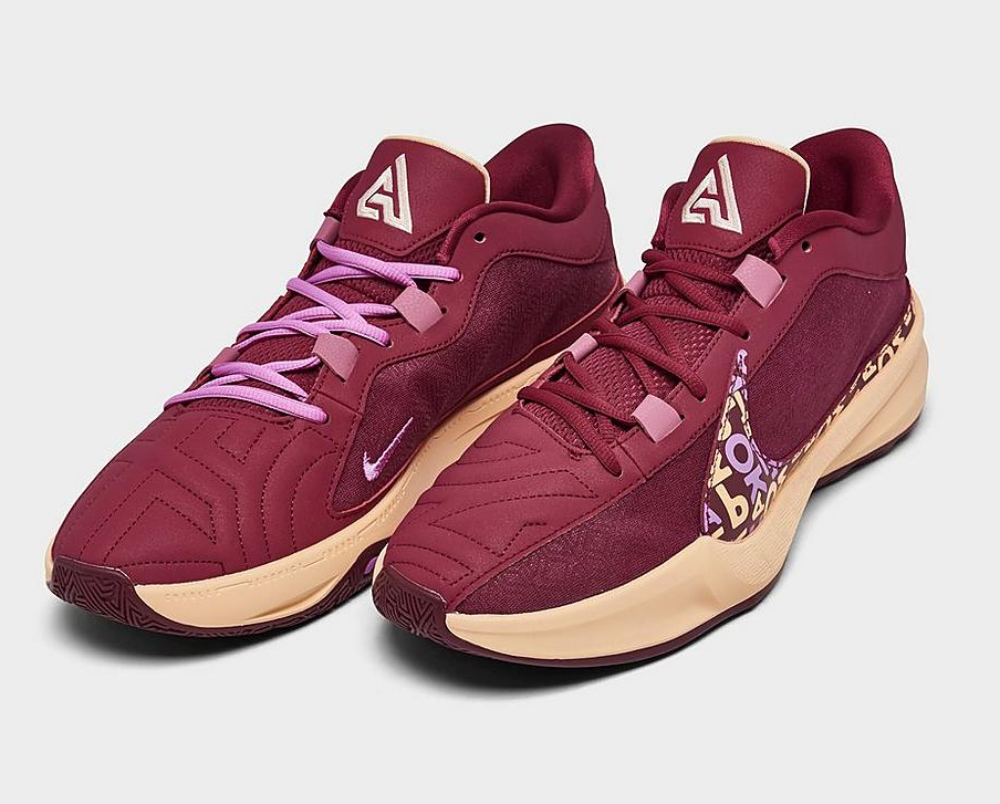 Nike Zoom Freak 5 Basketball Shoes Red Berry Peach ALL SIZES