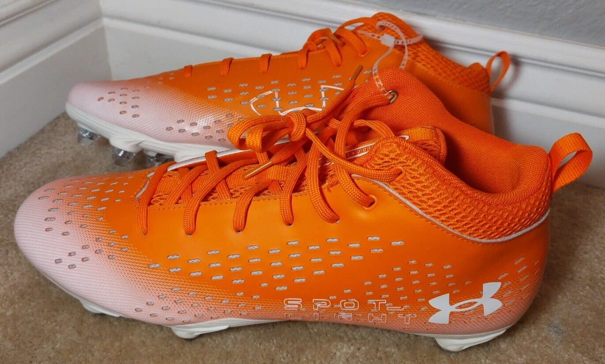 Under armour Orange 14 US Football Shoes & Cleats for Men for sale