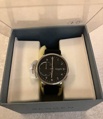 Skagen Hagen Black Silicone Hybrid Smartwatch - SKT1122 - 42mm - BRAND NEW!