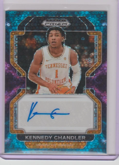 KENNEDY CHANDLER 2022-23 Prizm Draft H2 FB Rookie Auto NEBULA #D 1/5 *JERSEY #*