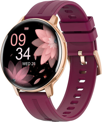 Smartwatch Damen Herren mit Telefonfunktion Armbanduhr für iPhone Samsung Huawei