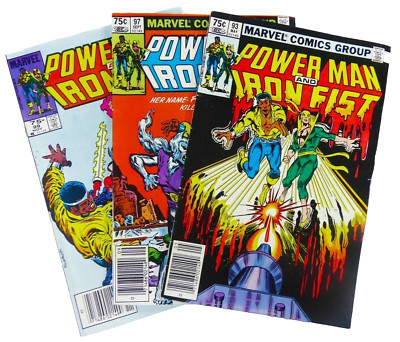 Marvel POWER MAN & IRON FIST (1983) #93 97 99 Canadian Price Variant LOT FN 6.0