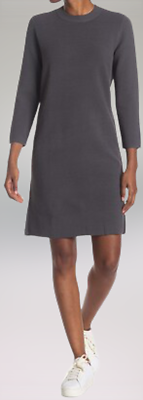Club Monaco Women's Ribbed Gray Dress Size M Retail $249 | eBay